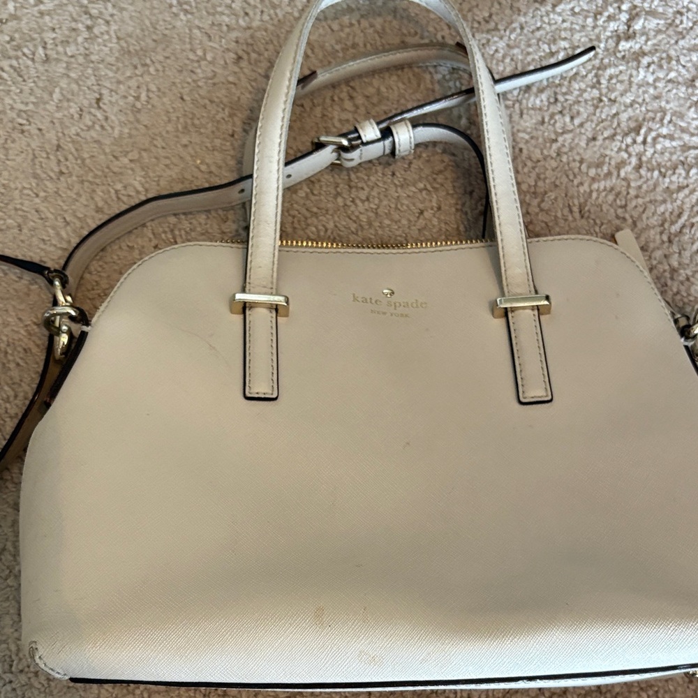 Kate Spade Ivory Satchel Bag
